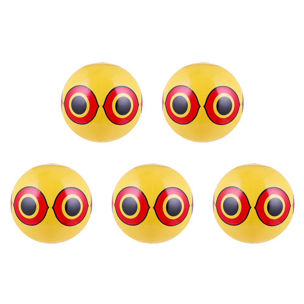 Ballons gonflables anti-oiseaux en PVC pour jardin extérieur, antiparasitaire, 40cm, 1-5 pièces: WHITE