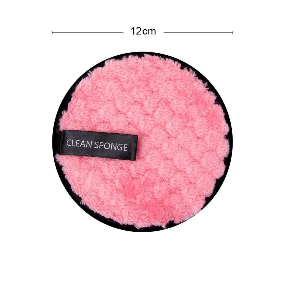 1pcs Reusable Makeup Remover Pads Cotton Wipes Microfiber Cleaning Cloth Washable Cotton Pad Face Cleaning Cosmetic Puff Tool: 1Pcs 05