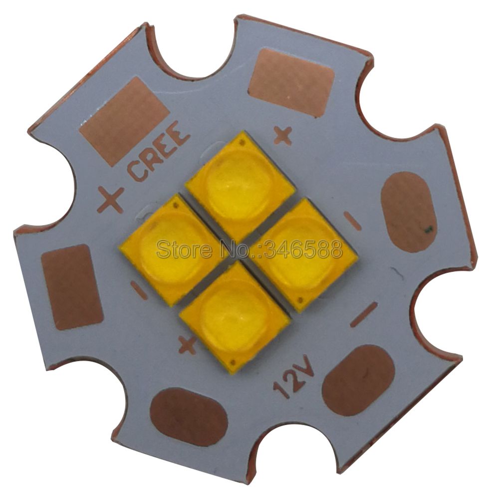 3V / 6V / 12V Cree XPG3 XP-G3 4Chips 4LEDs 24W Cool White Neutral White Warm White Intergrated LED Emitter Chip