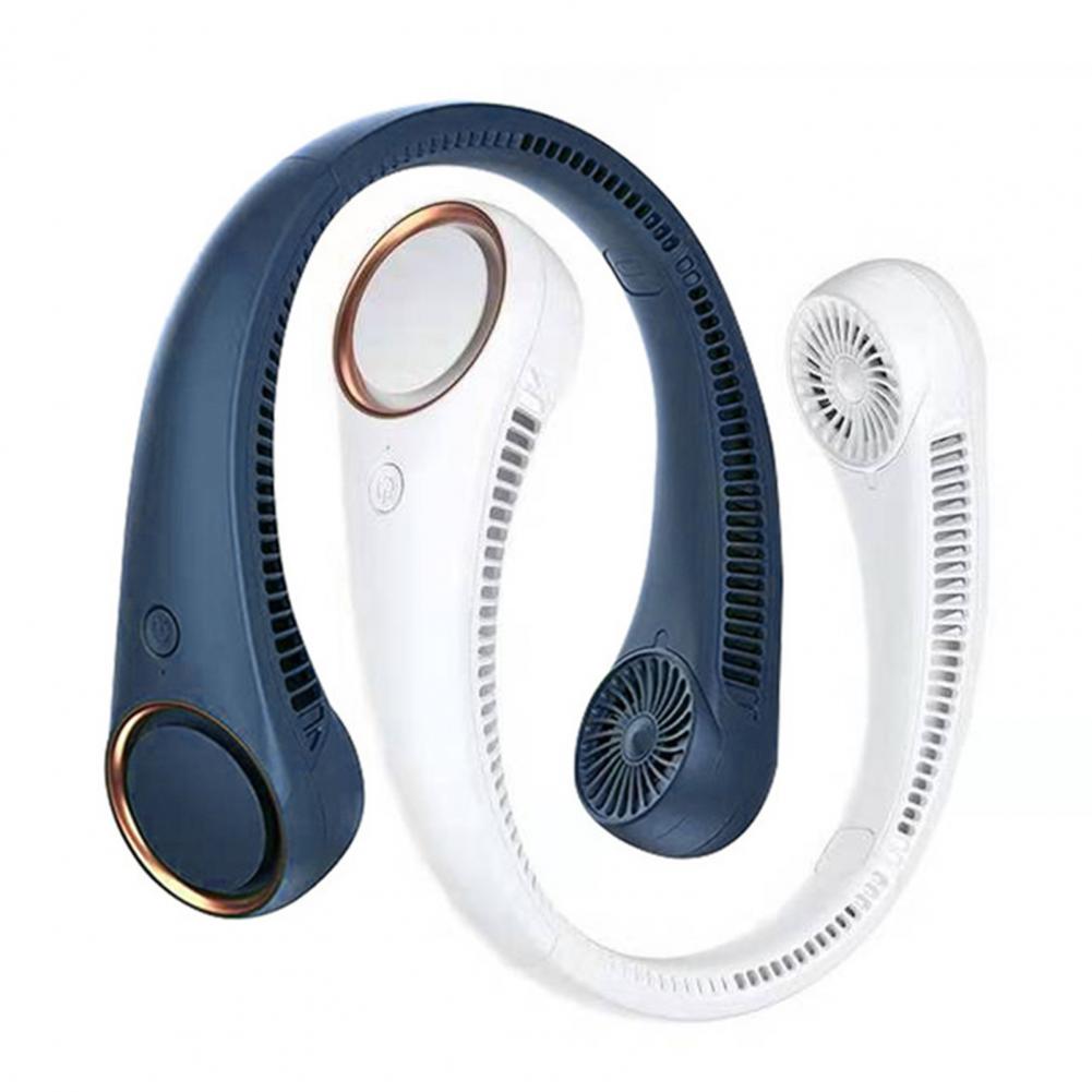 Ventilatori da collo Mini ventilatore da collo ventilatori sportivi silenziosi ricaricabili USB senza lama portatili ventilatore esterno Portatil Abanicos raffreddamento