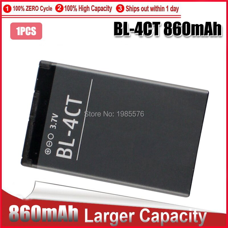 Recambio de batería de teléfono, BL-4CT BL4CT BL 4CT, para Nokia 860 5310 s 7310c 2720F 5630XM 6600F 6700 X3, 1-5 Uds.: 1pcs