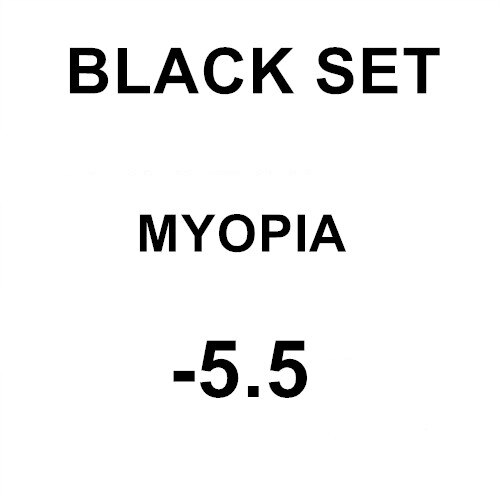 Cámara dioptría esnórquel prescripción buceo máscaras con miopía lente máscara sumergible corrector esnórquel con máscara de buceo tubo de respiración: BLACK-550