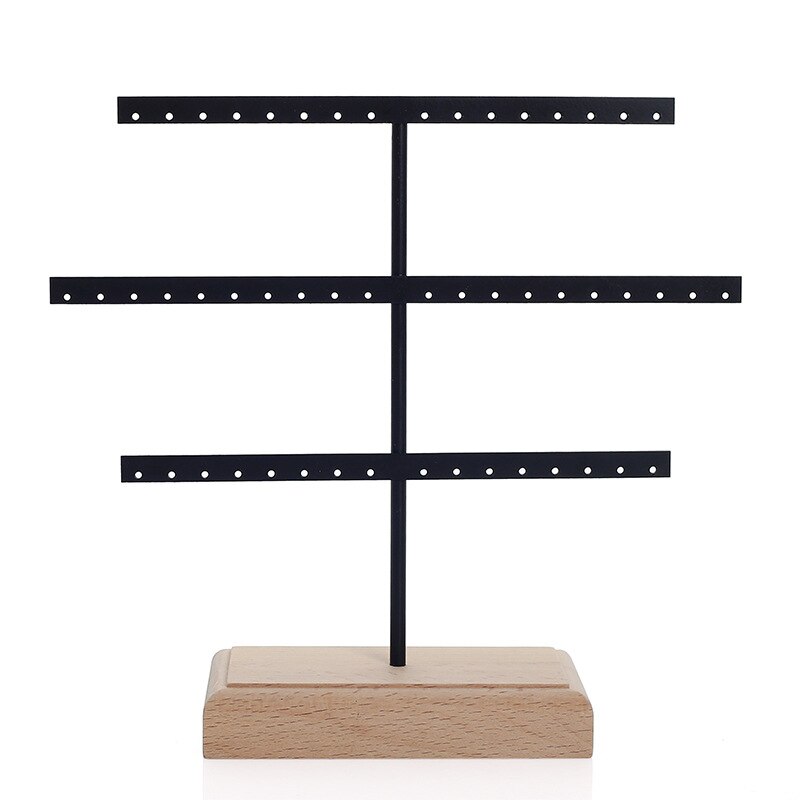 Lightweight Wood Jewelry Display Stand - Necklace Bracelet Holder Organizer for Display: 3