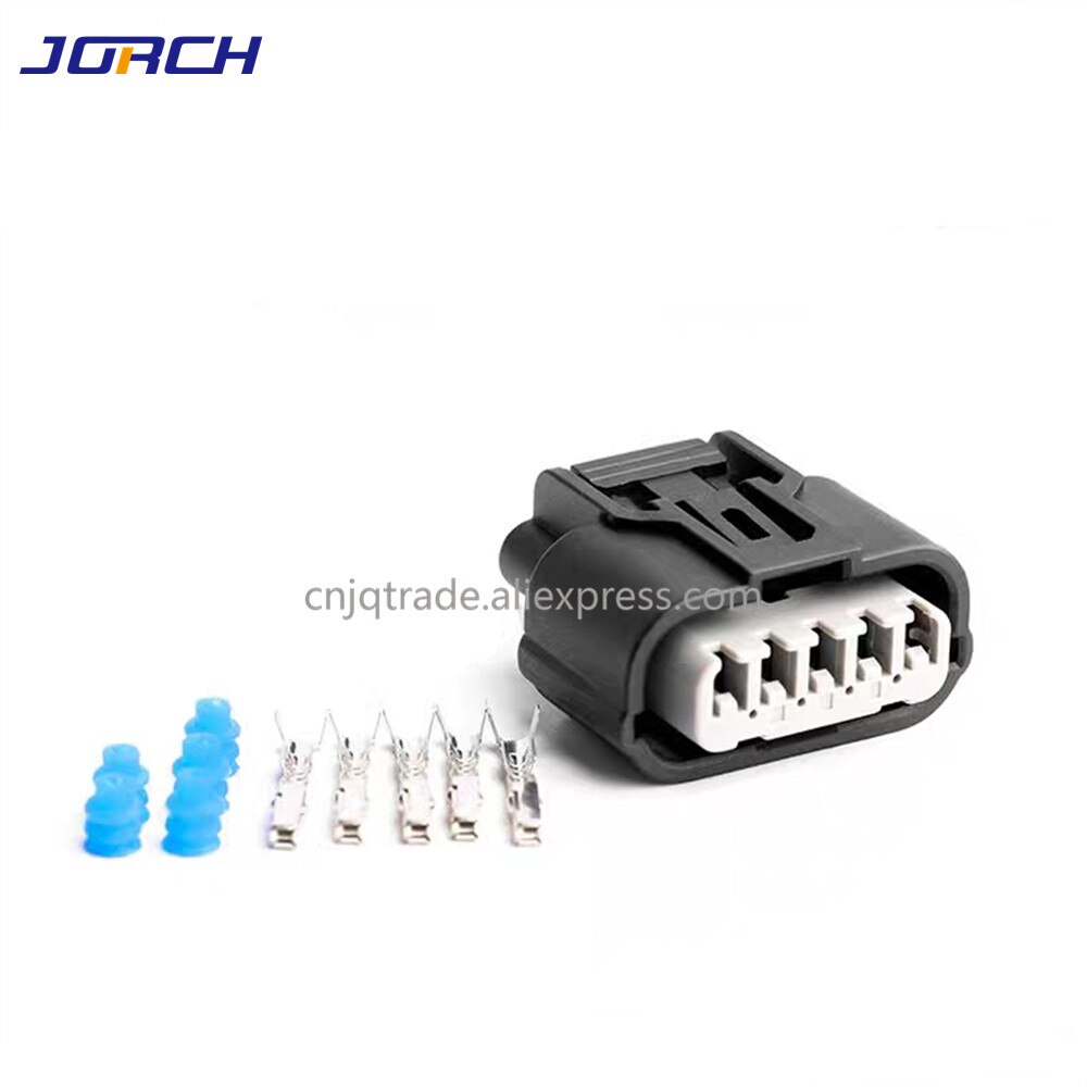 5 Sets 5 Pin 6189-1081 Vrouwelijke Mannelijke 1.2 Mm Auto Waterdichte Connector Plug Auto Zuurstof Sensor Plug Voor sumitomo Truck: 5P Female / 5 sets