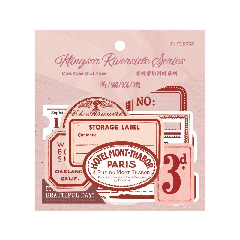 30 Uds etiquetas adhesivas pegatinas grabables pegatinas decorativas diario Material de álbum de recortes Deco pegatinas de papelería para álbum