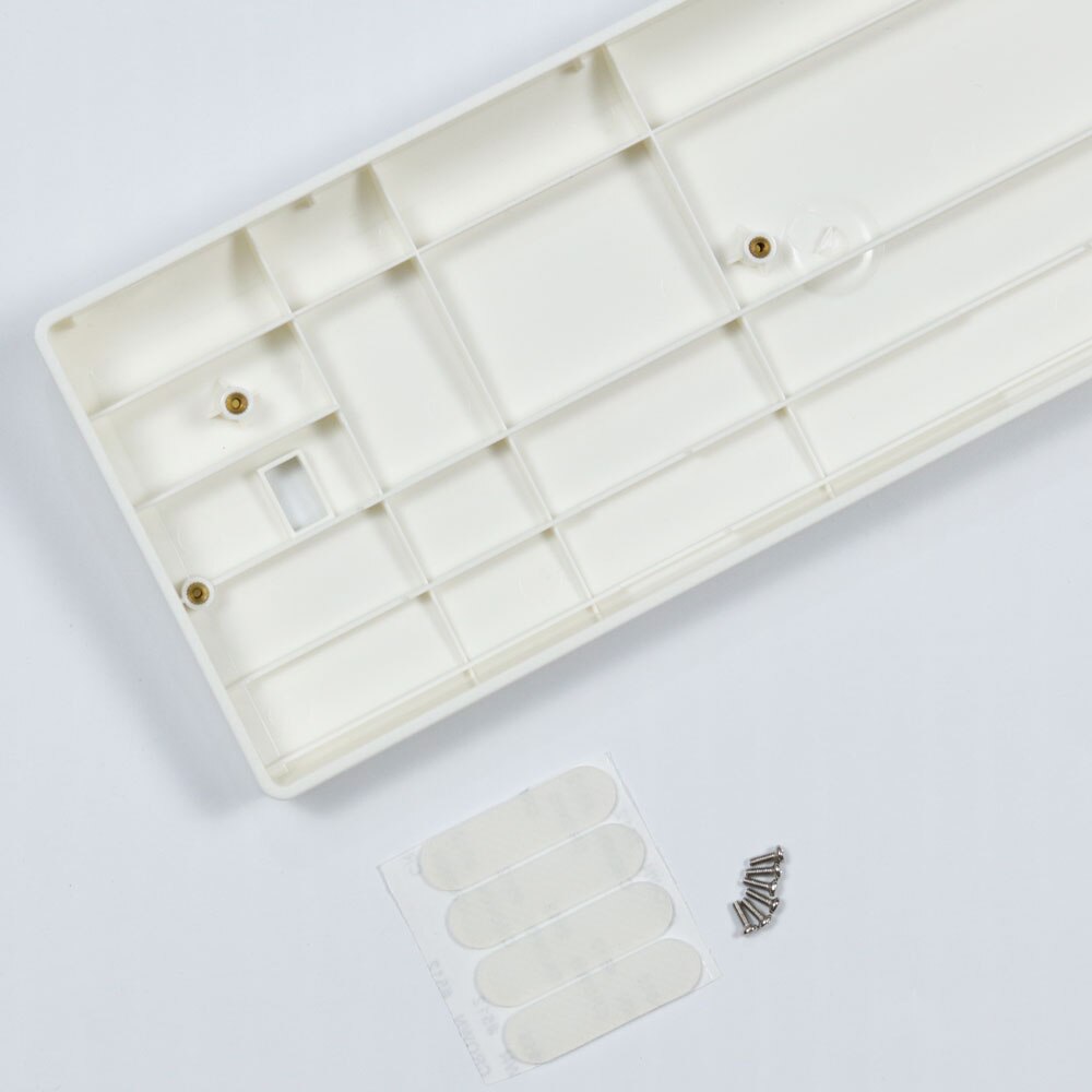 GH60 Compact Toetsenbord Basis Seat Pokerii 60% Mechanische Toetsenbord Poker2 Plastic Frame Case Gaming Toetsenbord Faceu Zwart Paars: White