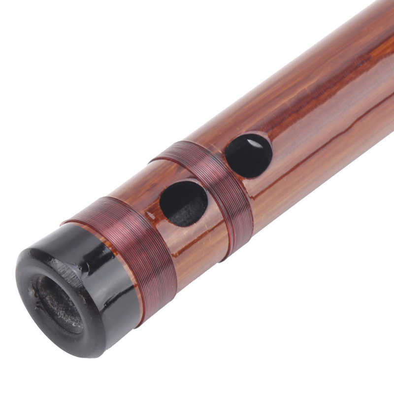 Chinois Flûte Traditionnelle C‑Key Sec Flûte En Bambou Amer Traditionnel Instrument D'orchestre Ensemble avec Boîte De Rangement ZD‑ 02