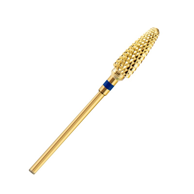1 Uds., máquina eléctrica de manicura de carburo de oro para uñas, fresadora, fresa rotativa, accesorio limpio de uñas para brocas de salón: G2