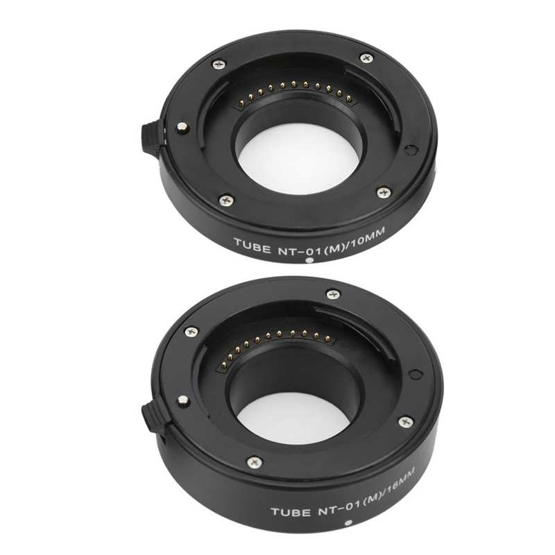10Mm + 16Mm Auto Focus Macro Close-Up Extension Tube Adapter Ring Voor Olympus M43 Mount Camera voor Olympus E-PM1/E-PM2/E-P1/E-P2
