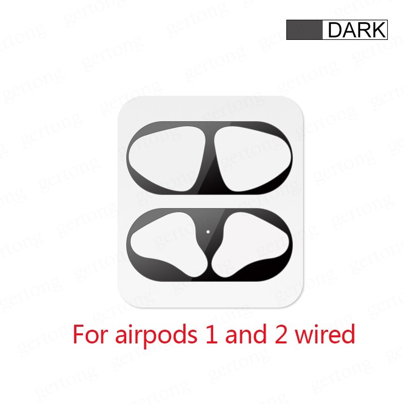 Metal Dust Guard Sticker Case for Apple Airpods Pro Earphone Cover for Airpods 3 Air Pods 3 2 Headphone Charging Box Accessories: Deep Yellow