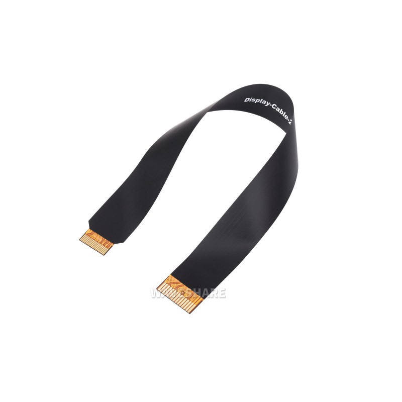 DSI FPC Flexible Cable For Raspberry Pi 5, 22Pin To 15Pin, Options For 200 / 300 / 500mm, Suitable For DSI Display Screens
