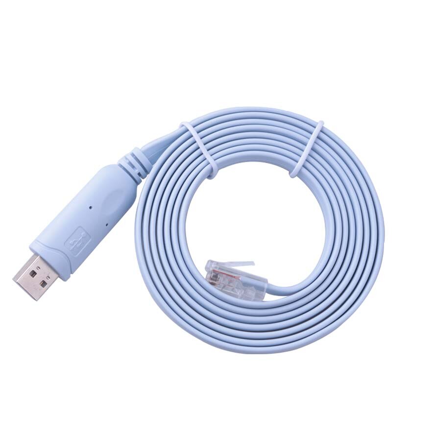 1.8M USB to RJ45 Cable FTDI USB Console Cable for H3C HP Arba Huawei Fortinet Network Routers Cable RS232 RJ45 Console Cable