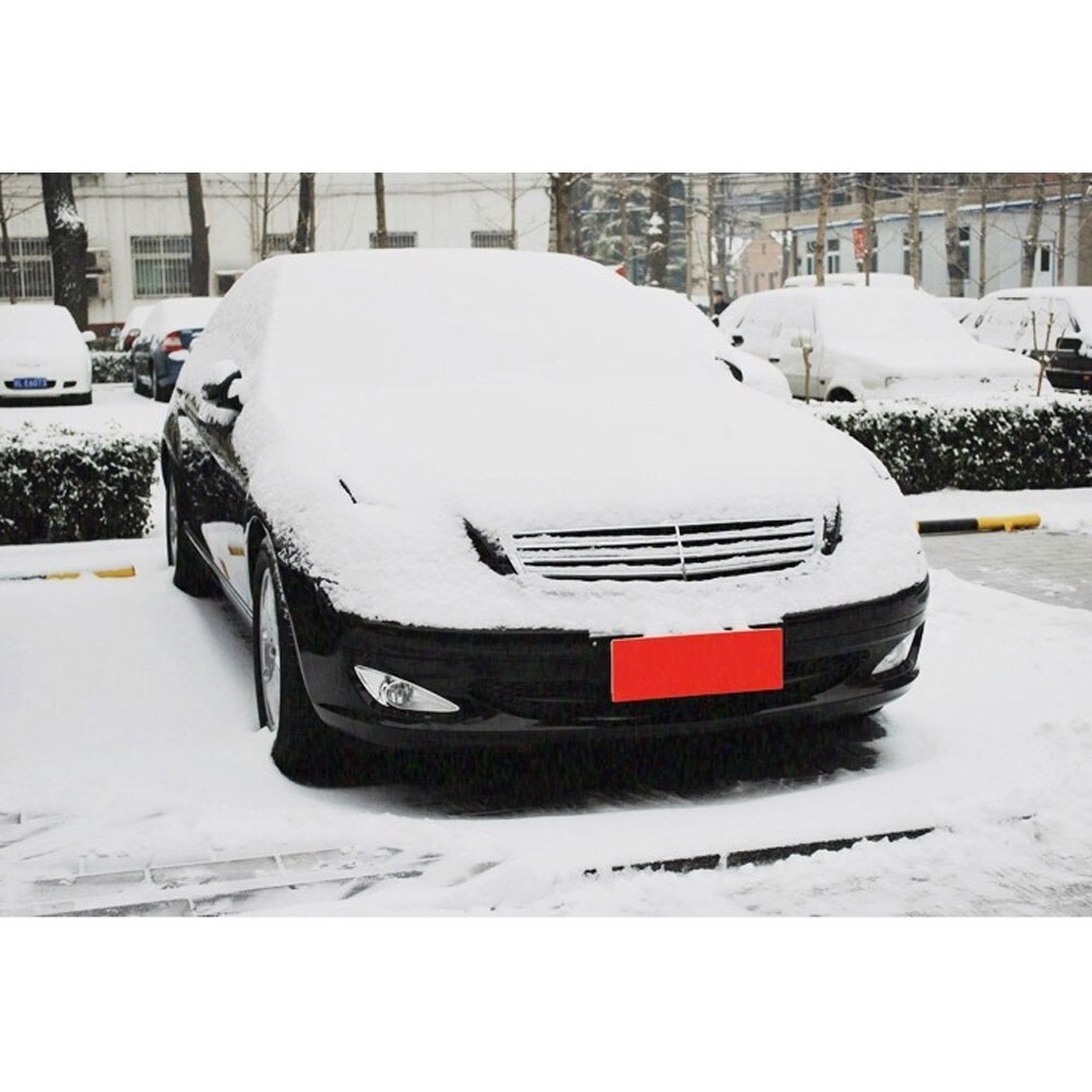 Cubierta de parabrisas de coche, 1 pieza, bloques, nieve, hielo, sol, sombrilla más gruesa, se adapta a la mayoría de los vehículos, camiones