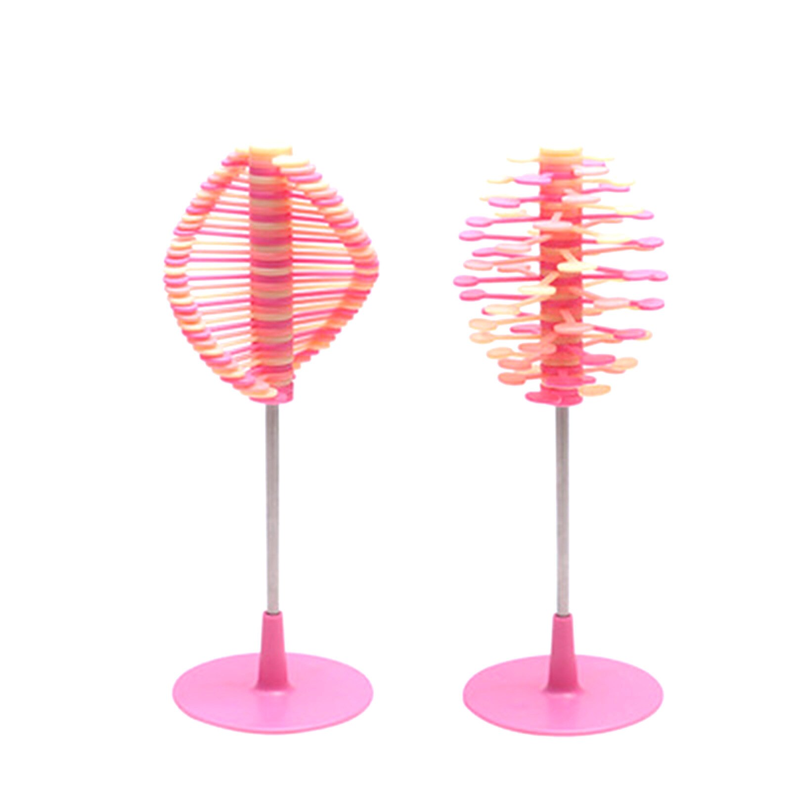 Rotating Decompression Toy Rotating Spin Toy Anxiety Stress Relief Office Rotating Lollipop For Adult Stress Relief: Pink