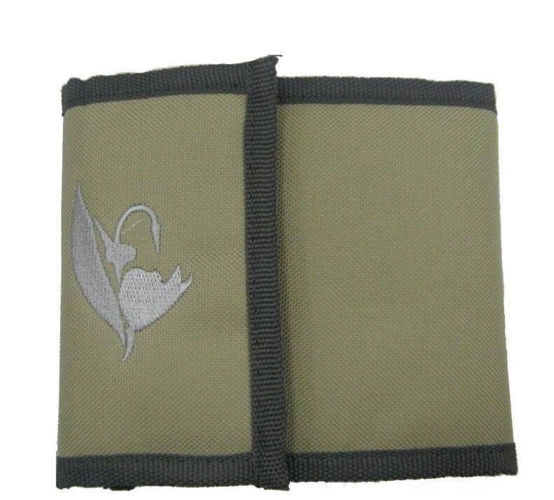 Aventik 10 Pockets Fishing Tackle Binder Fly Fishing Leader Tippet Line Wallet Leader Case Tippet Storage Fly Fishing Packet: Red