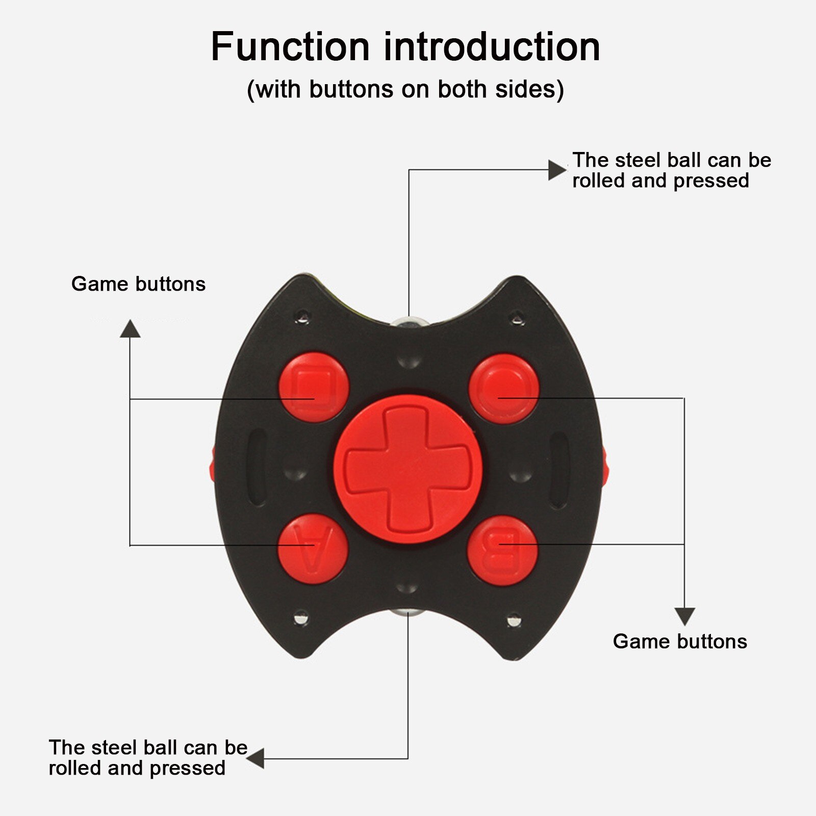 Game Fidget Pad Stress Reliever Squeeze Fun Magic Desk Toy Handle Toys Stress Decompression Key Mobile Phone Accessory FE