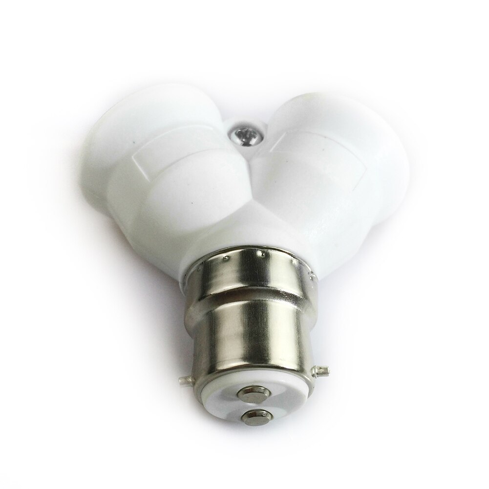 E27 Om 2 E27 Light Bulb Adapter Converter E27 Om E14, B22 Om E14, b22 Om E27 Gloeilamp Socket Adapter 2 Way Splitter