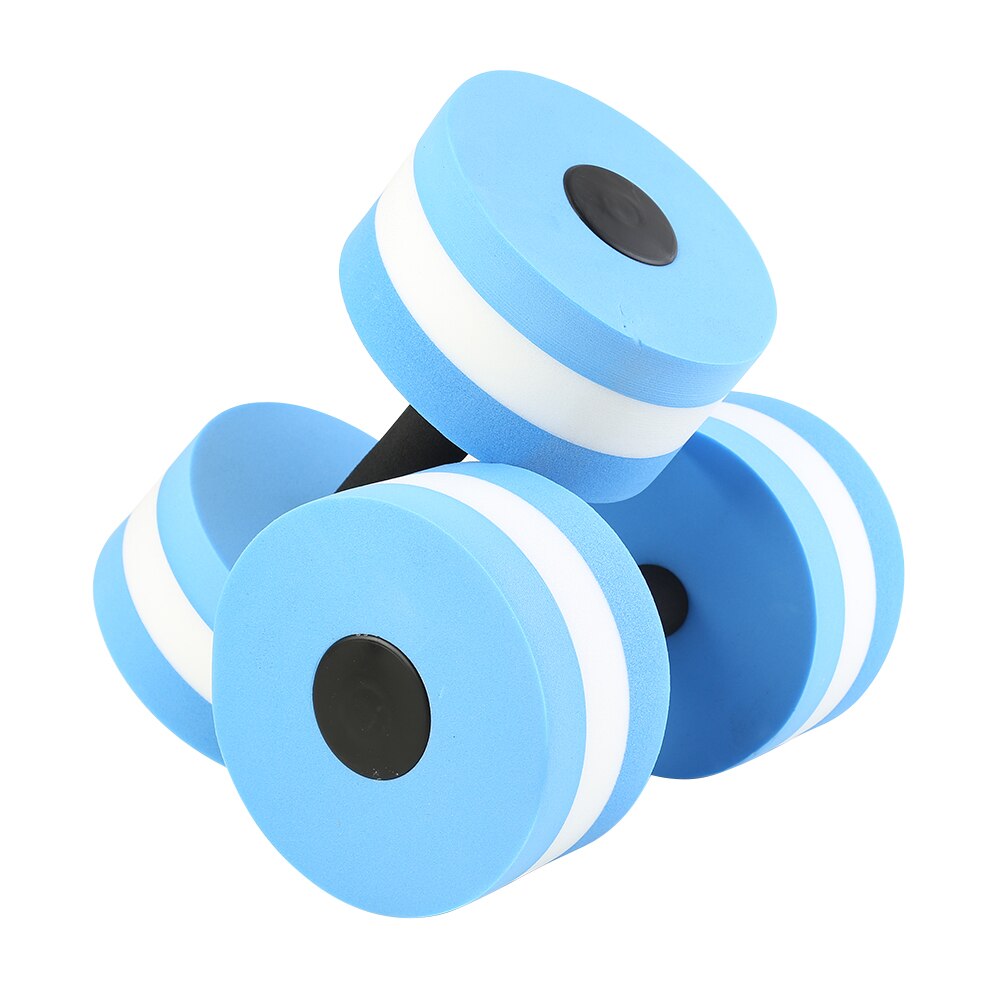 2pcs EVA Foam Aqua Dumbbells for Water Aerobics Aquatic Fitness Exercise Workout Summer Inflatable Floating Row