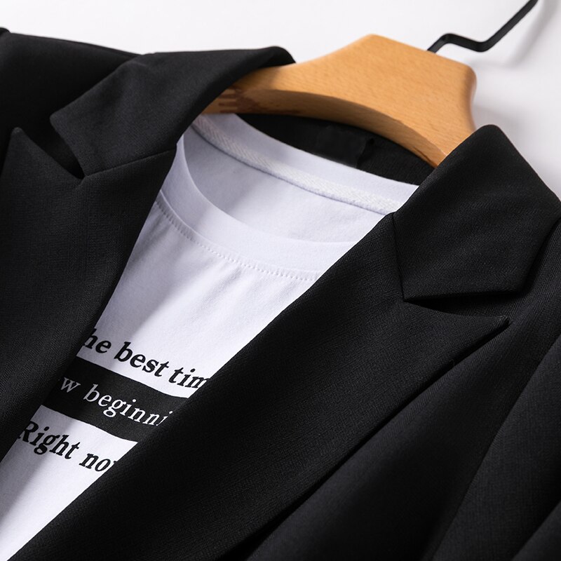 Business Interview Suits Women Work Office Ladies Long Sleeve Autumn Casual Blazers