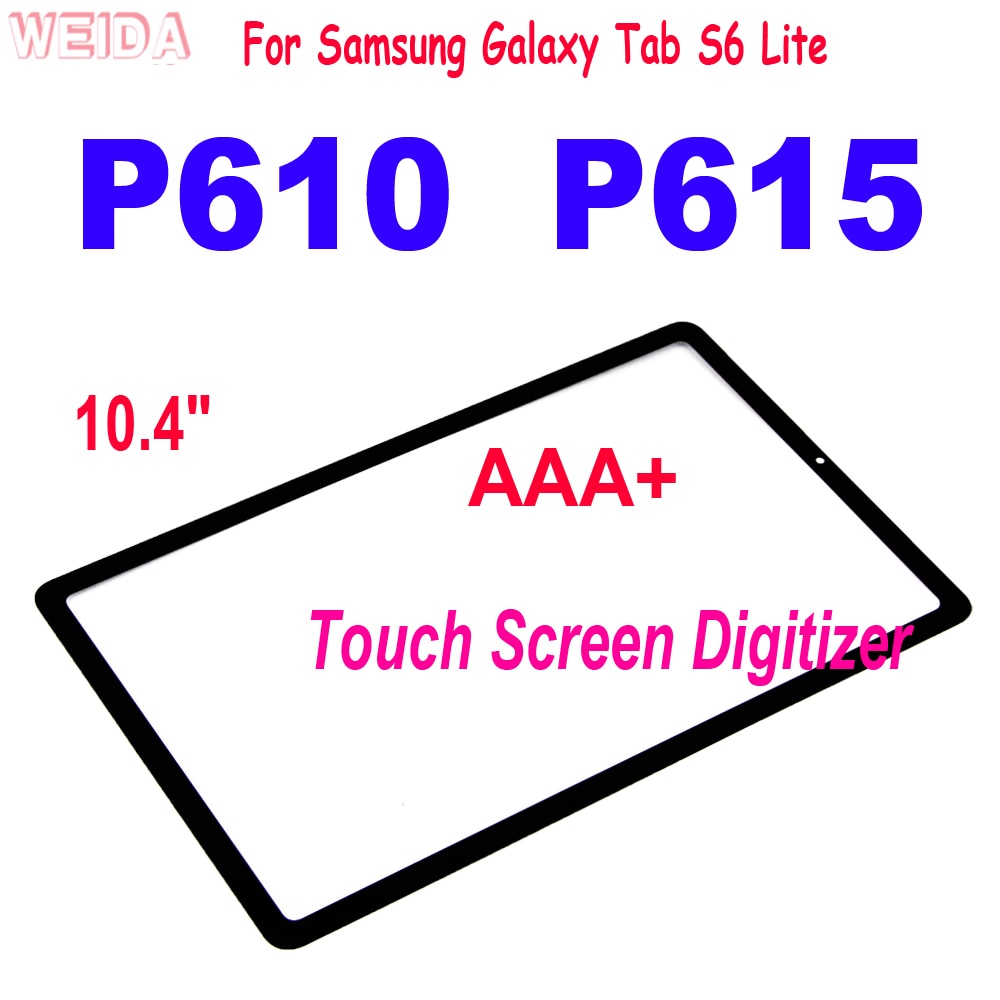 Pantalla táctil de 10,4 &quot;para Samsung Galaxy Tab S6 Lite P610 P615, digitalizador de pantalla táctil, Panel de cristal de repuesto para P610