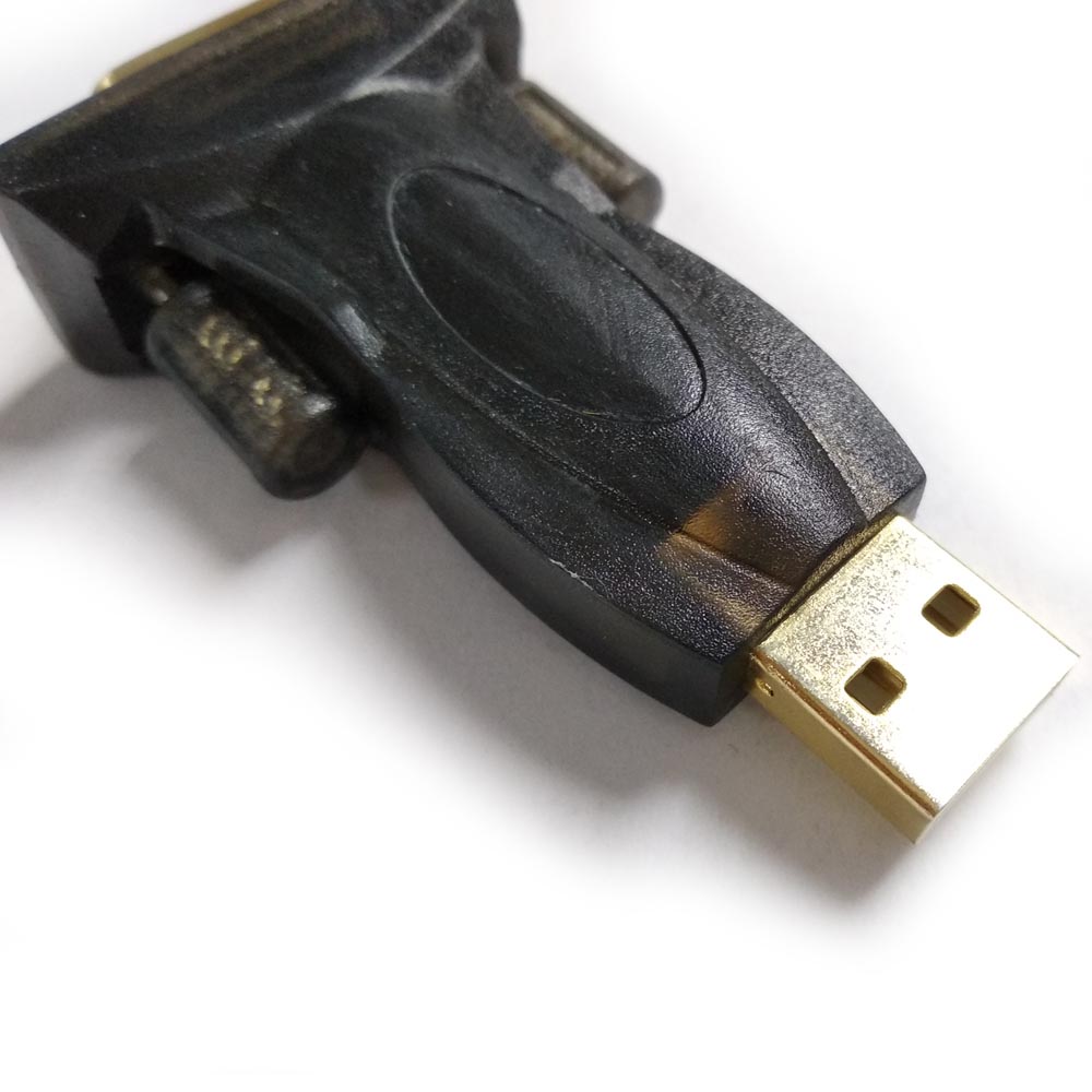 Drive-free F-T-D-I USB RS232 DB9 to USB to DB9 Serial Port Adapter Converter Conversion Head