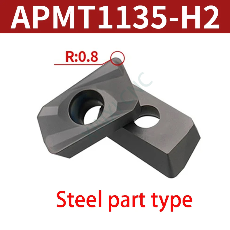 Varilla de fresado integrada tipo torreta R0.8, vástago recto C16 C20, fresadora de torreta, herramienta, fresa de cara rugosa