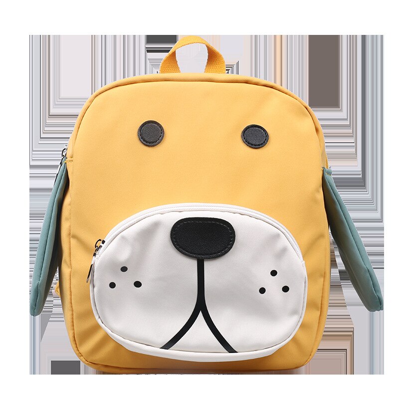 Impresión de perro mochila para niños niñas niños mochilas para niños de kinder mochila escolar pequeña Animal escuela bolsas mochila de: Oro