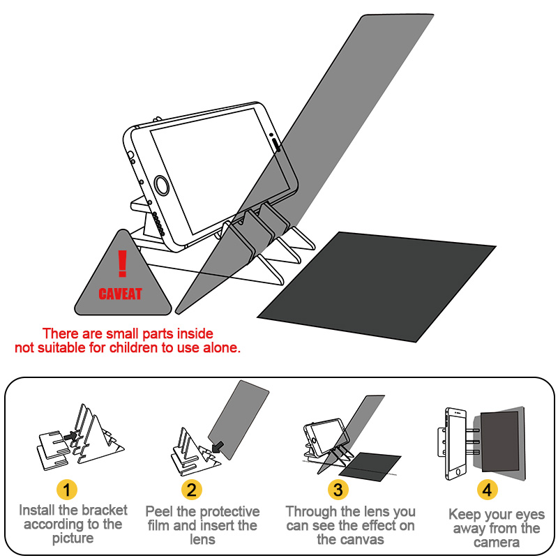 12Inch Optical Imaging Drawing Board Plotter Sketch Wizard Tracing Drawing Board Painting Mirror Plate Copy Table Draw Projector