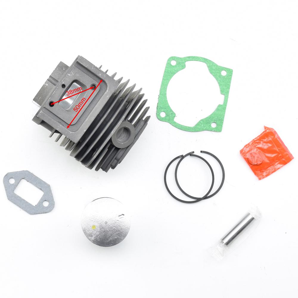 44-5 49cc 2 Stroke Gas Engine Head Cylinder 44mm With Piston Kits For Scooter ATV Motorized Bicycle Motor Mini Quad Bike