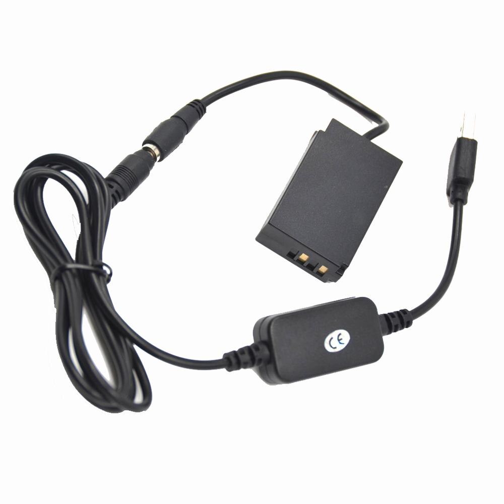 Eh5 eh5a mobil powerbank-oplader usb-kabel + ep -5c dc-kobling en -el20 dummy-batteri til nikon 1 j 1 1 j 2 1 j 3 1 s 1 1 aw 1 1 v 3