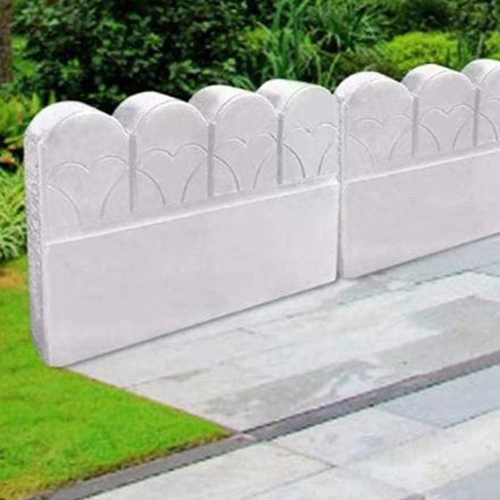 Garten Einfassung bilden DIY Kunststoff Blumenbeet Beton bilden Für draussen Rasen Jardin Hof Garten Gebäude Dekoration
