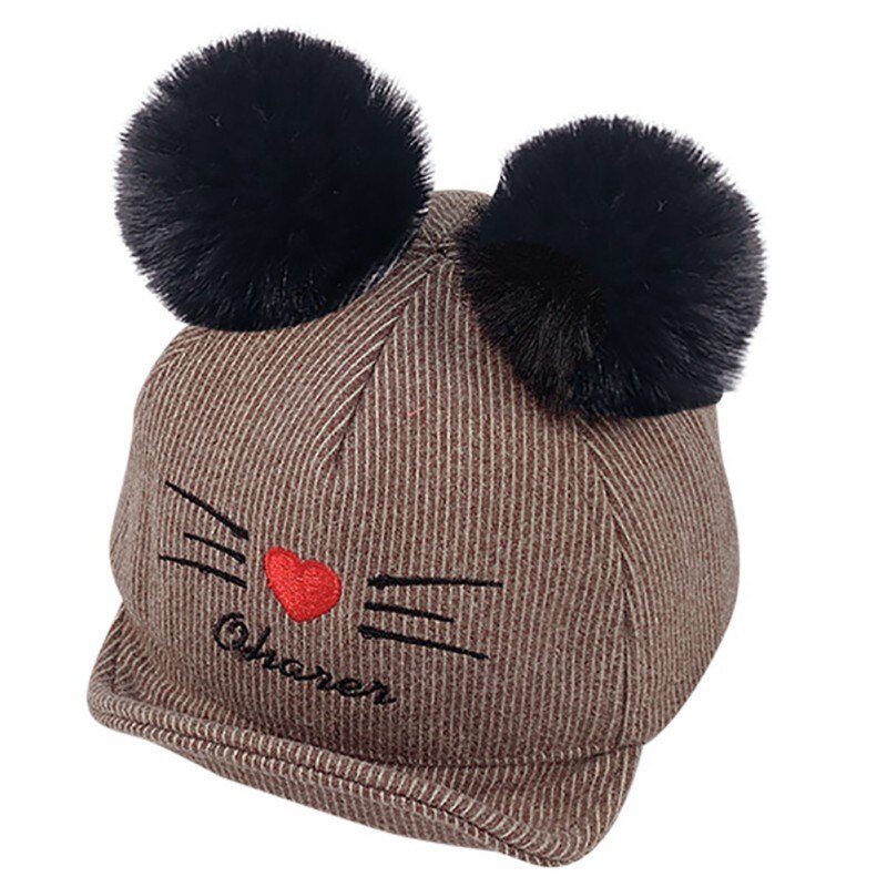 Baby kepsar barn hatt bebis flicka pojke tecknade brev broderi mönster visir baseball keps hip hop kepsar