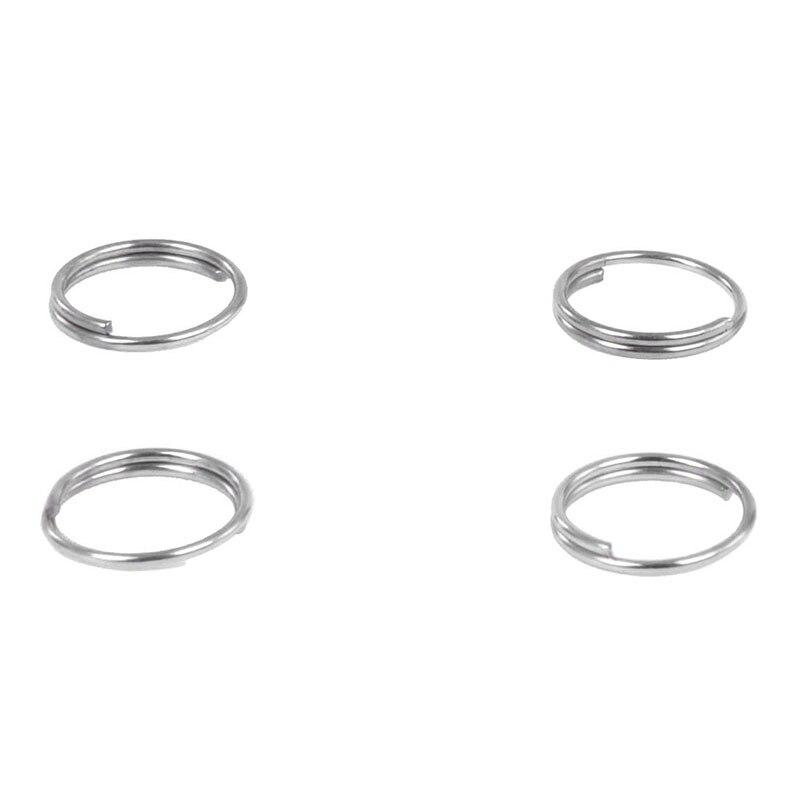 250 anillos divididos de acero inoxidable hallazgos conectores 8mm