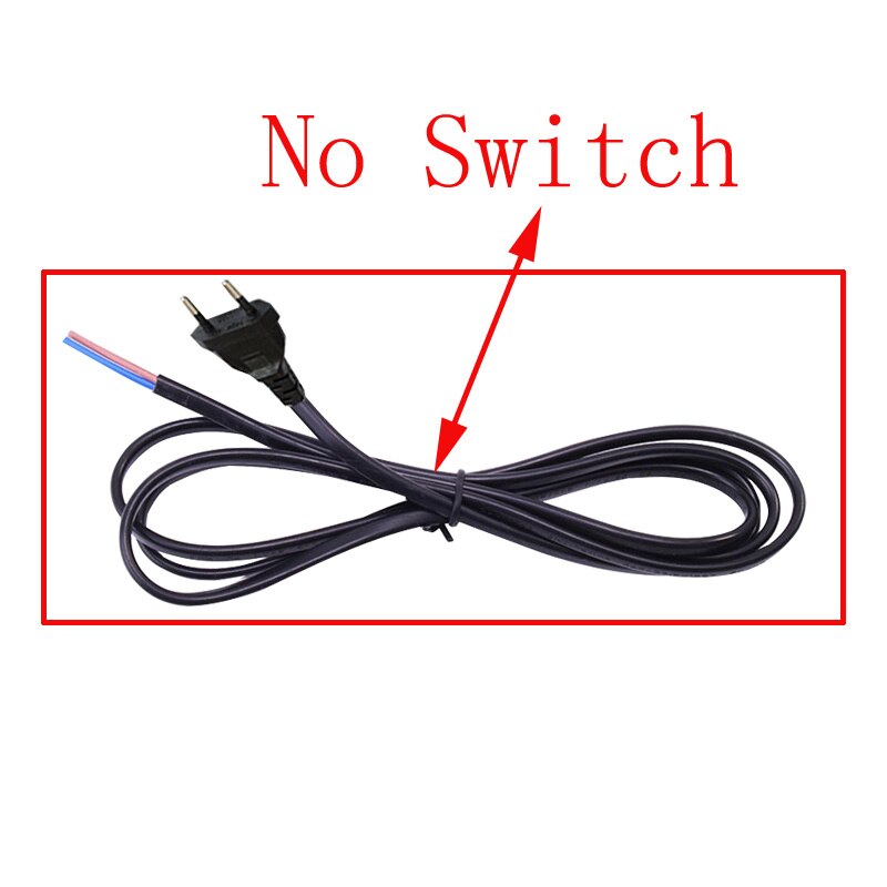 Dimmer Eu Plug Kabel Licht Modulator Lamp Lijn Dimmer Controller Voor Tafellamp Elektriciteit Draad AC110V 220V 1.8M: 1.8M EU