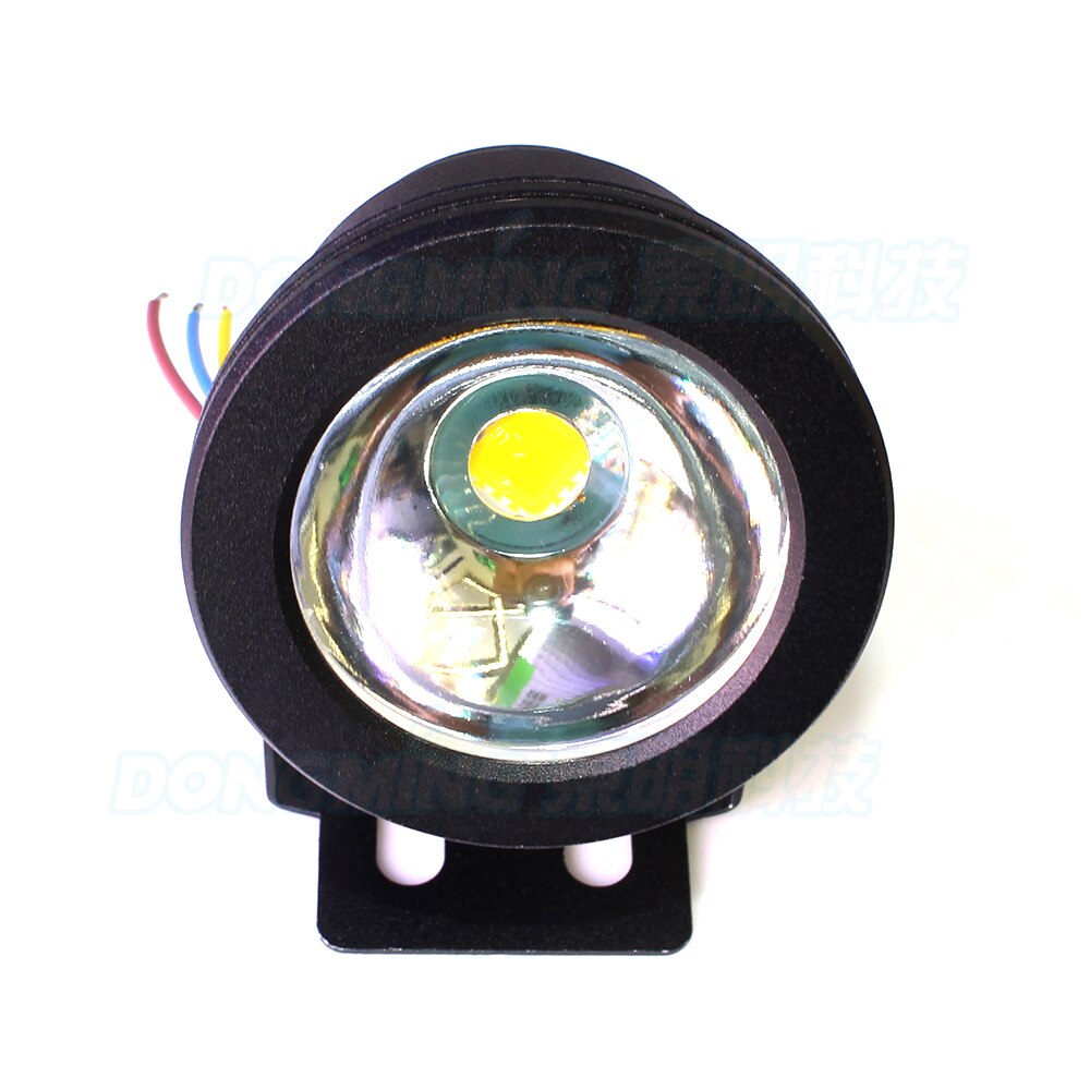 red/green/blue underwater swimming pool lights DC12V underwater lights 10W waterproof ip68 black cover