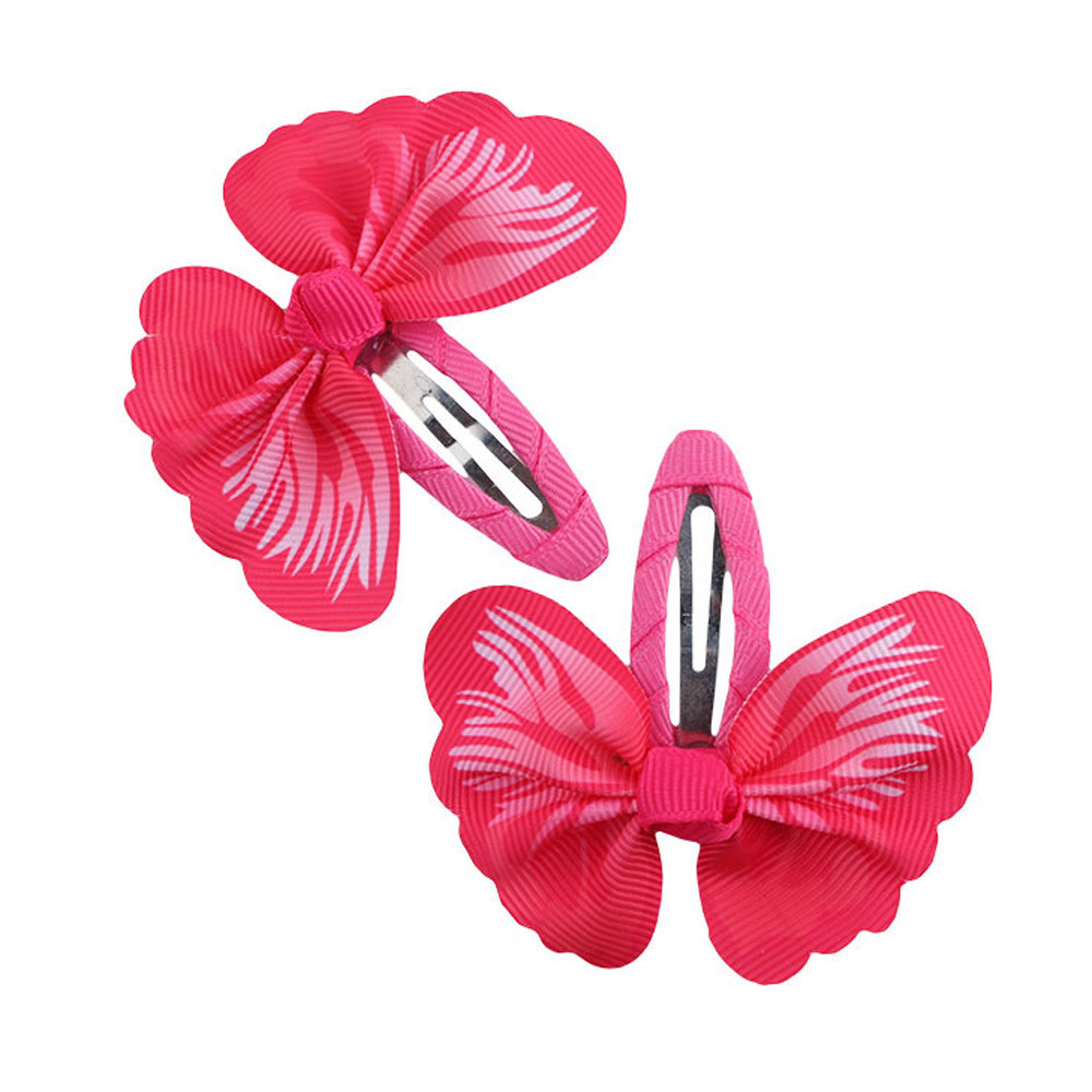 1 PC Soild Kinderen Meisjes Lint Haar Boog Clips met Haarspelden Boutique Hairclips Haar kids Accessoires Handgemaakte Prinses Hoofddeksels: HOT