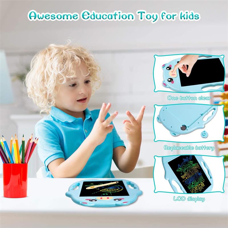 LCD Writing Tablet 9 Inch Electronic Writing Doodle Board Drawing Board Smart Paper Drawing Tablet Birthday Learning Toy