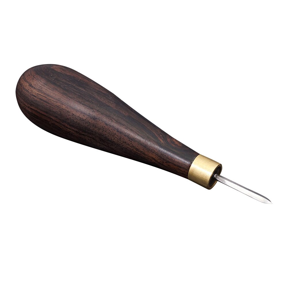 Leather Craft Awl Hand Sewing Tool Leather Edge Slicker Kit Awl Hole Puncher Positioning Drill Tools Leathercraft Needle Tool