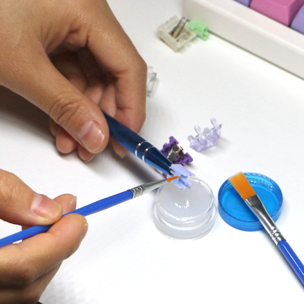 Keyboard Keycaps Switch Puller Opener Switch Lubrication Package for Mechanical Gamer Swap Mechanical Keyboard Accessory Kit