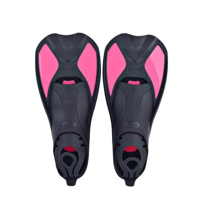 Swimming Fins Adult Snorkeling Foot Flipper KIDS Diving Fins Beginner Swimming Equipment Portable short Frog shoes: color1 / XL