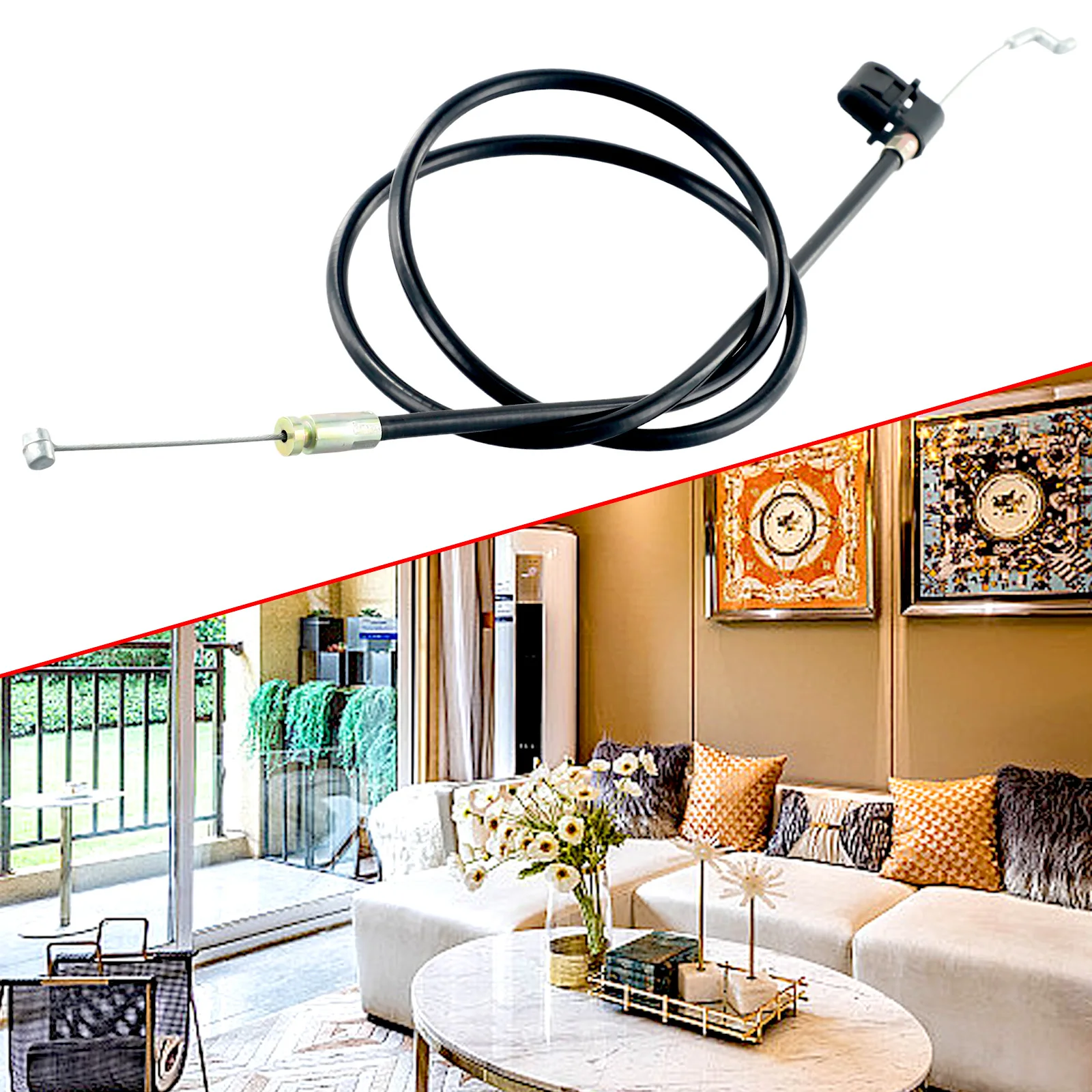 Wire Cable Home Release Cable Recliner Replacement Without Handle Black Chairs For Couch Corner & Modular Lounges