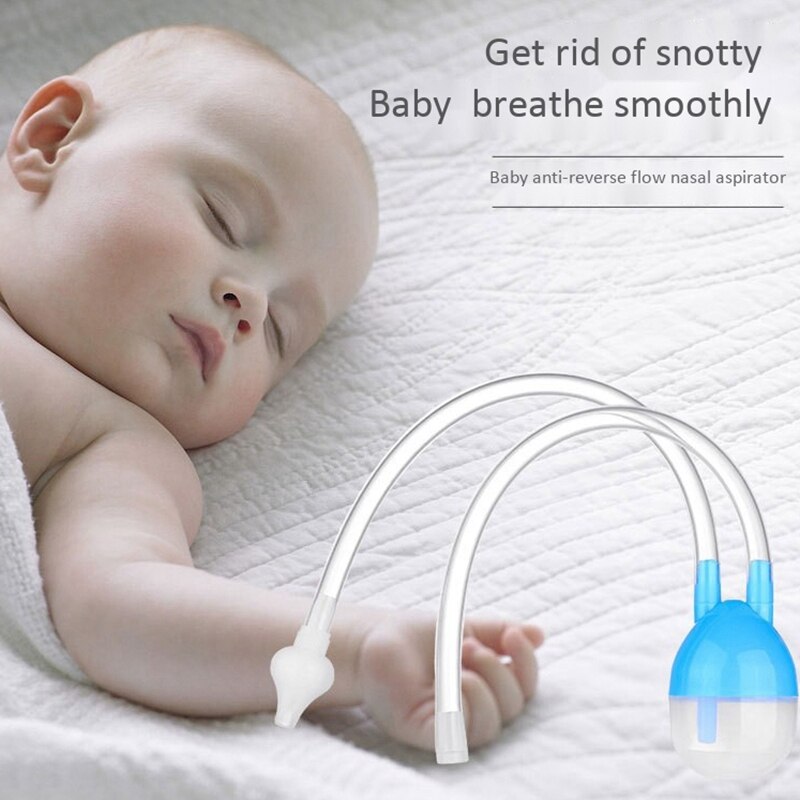 2Pcs Baby Nasale Zuig Snot Mond Zuig Katheter Kinderen Neusreiniger Neus Sucker Tool