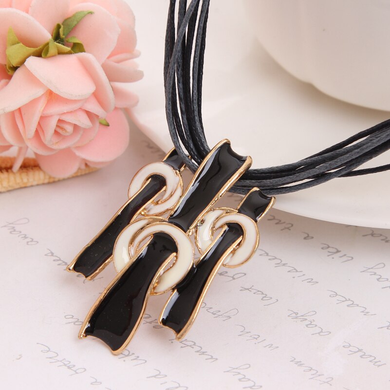 Colliers noirs de formes géométriques au goutte-à-goutte d'huile, corde multicouche, ensemble de bijoux, boucles d'oreilles, , offre spéciale