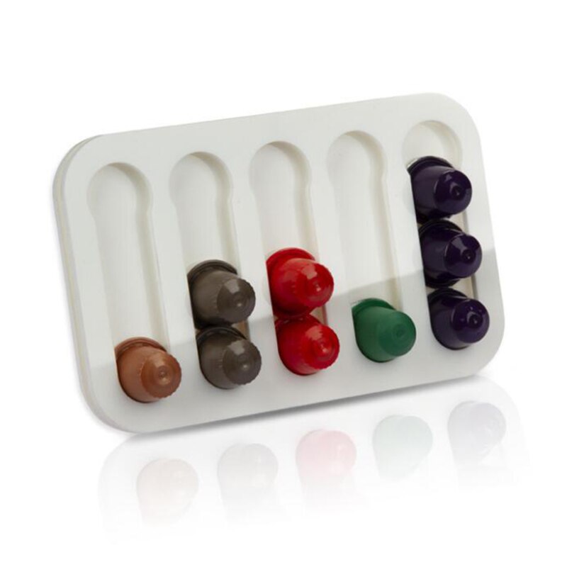 Koffiecuphouder voor aan de muur, houder voor koffie- en theecups, organizer voor nespresso-capsules, huishoudelijke benodigdheden: Default Title