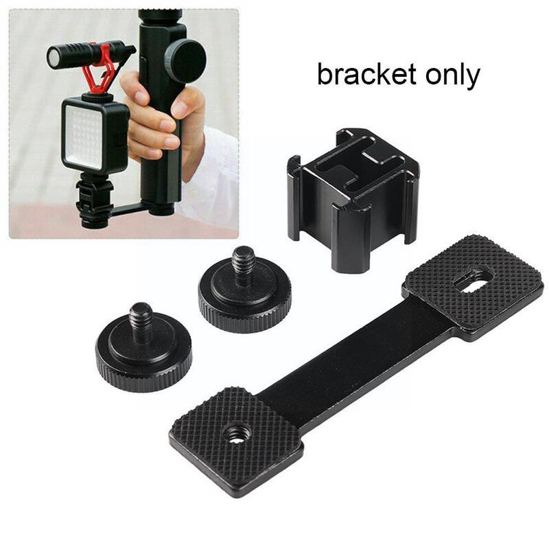 Zubehör für zhiyun smooth  q2 4: dreifach-blitzschuhhalterung, mikrofonadapter, lichthalterung für osmo mobile 3 2 und osmo pock  u0 c 7