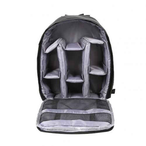 backpack Outdoor Wear-resisting Water-resistant Digital Camera Bag Backpack Multi-functional Breathable Photography Camera Bags: Grey