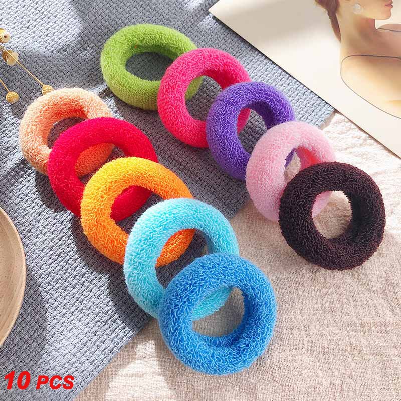 100 pcs/lot kids hair rope Hair Accessories Scrunchy Elastic Hair Bands Girls decorations Headbands Rubber Band: TSZ053