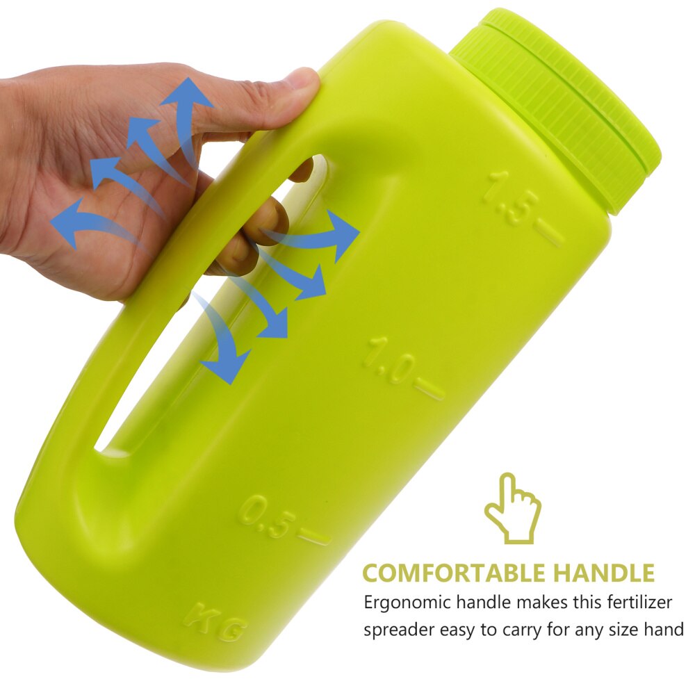 2L Handheld Spreader Salt and Spreader Melt Salt Dispenser for Lawn Garden