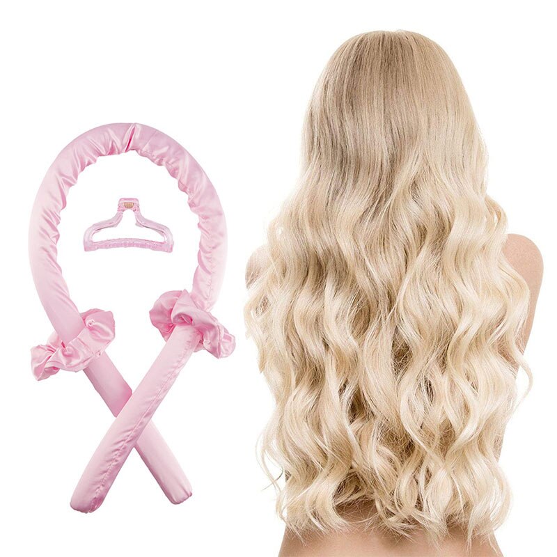 Heatless Curling Rod No Heat Hair Curlers Ribbon Headband Hair Rollers Sleeping Soft Curl Bar Wave Formers Hair Styling Tool