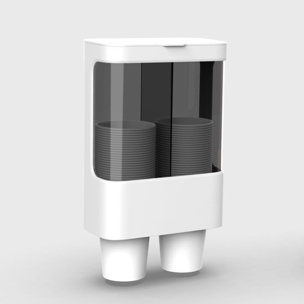 1PC Disposable Paper Cup Holder Large Capacity Disposable Cup Stand Wall Hanging Cup Container Wall-mounted Cup Dispenser for Of